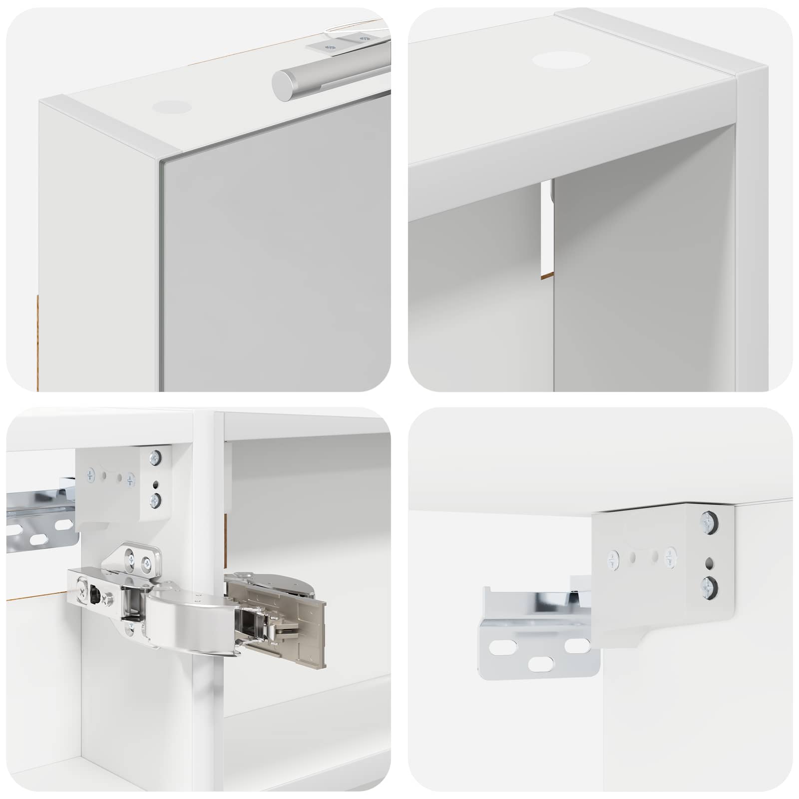 Badezimmerschrank-Set 3 pcs 110 x 10,5 x 60,5 cm Holzwerkstoff