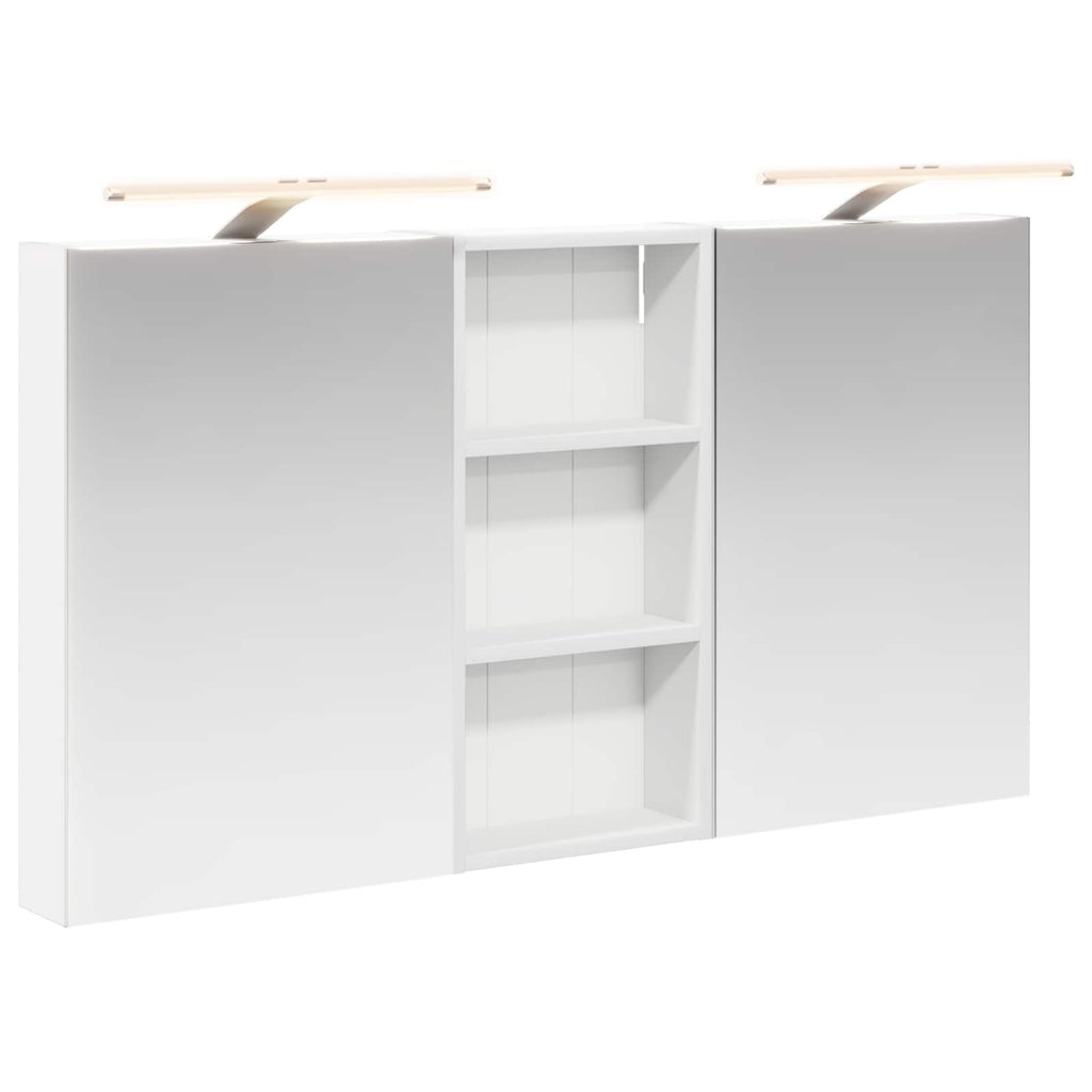 Badezimmerschrank-Set 3 pcs 110 x 10,5 x 60,5 cm Holzwerkstoff