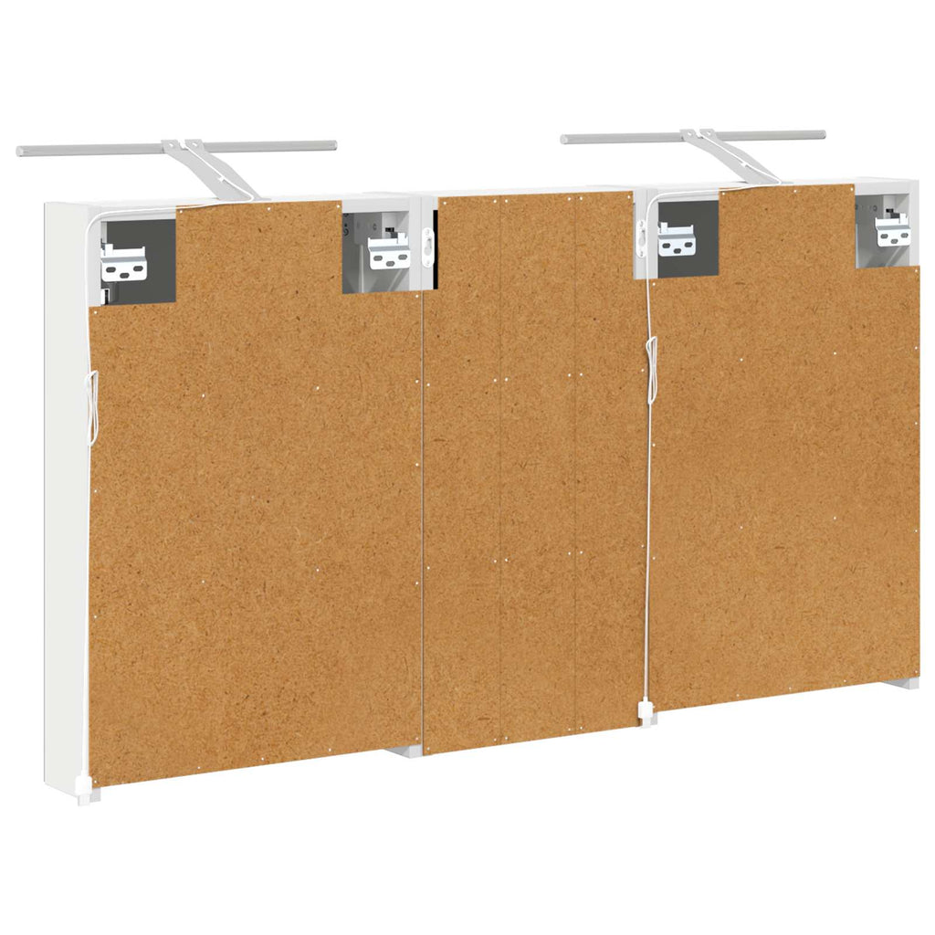 Badezimmerschrank-Set 3 pcs 110 x 10,5 x 60,5 cm Holzwerkstoff