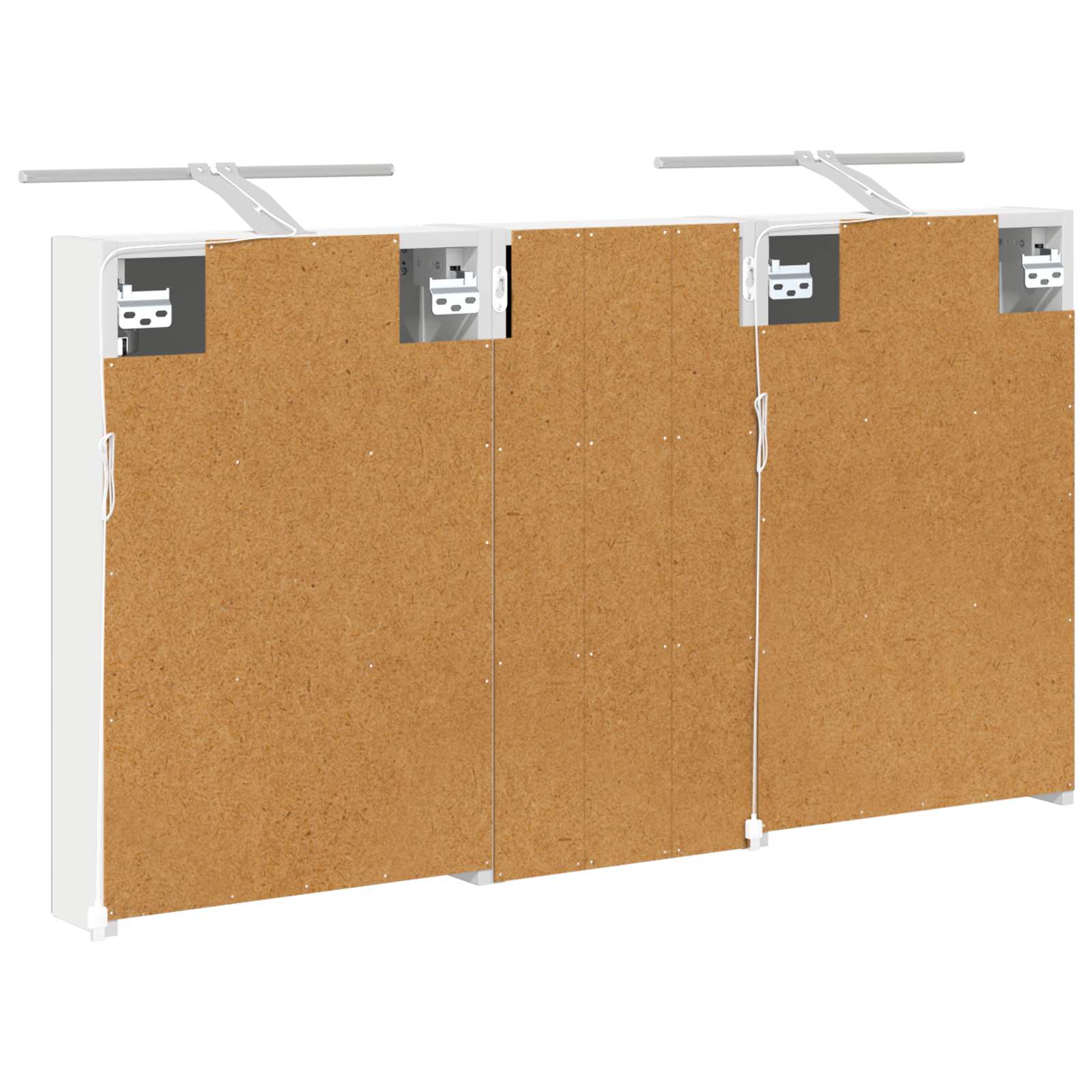Badezimmerschrank-Set 3 pcs 110 x 10,5 x 60,5 cm Holzwerkstoff