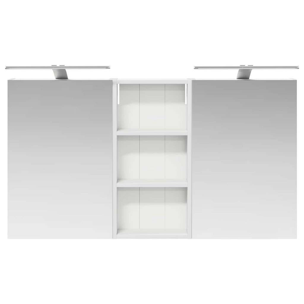 Badezimmerschrank-Set 3 pcs 110 x 10,5 x 60,5 cm Holzwerkstoff