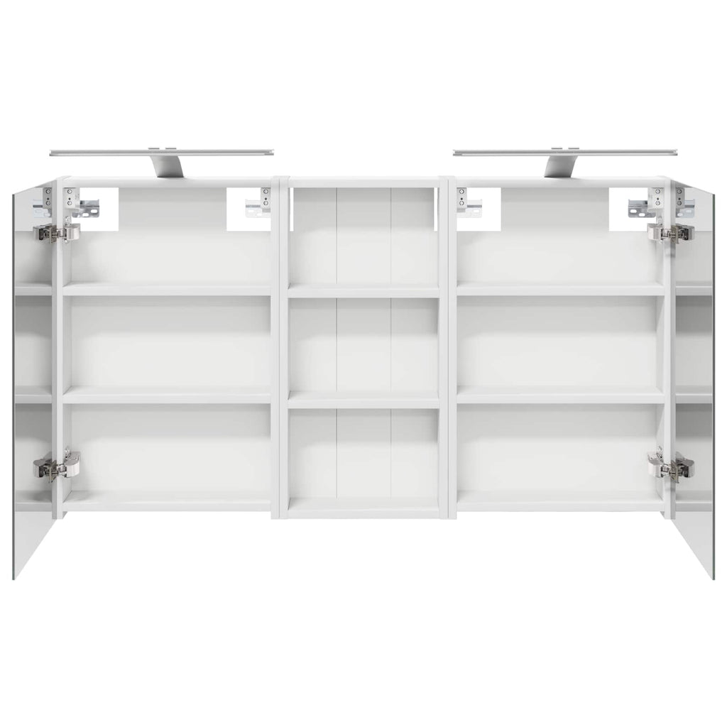 Badezimmerschrank-Set 3 pcs 110 x 10,5 x 60,5 cm Holzwerkstoff