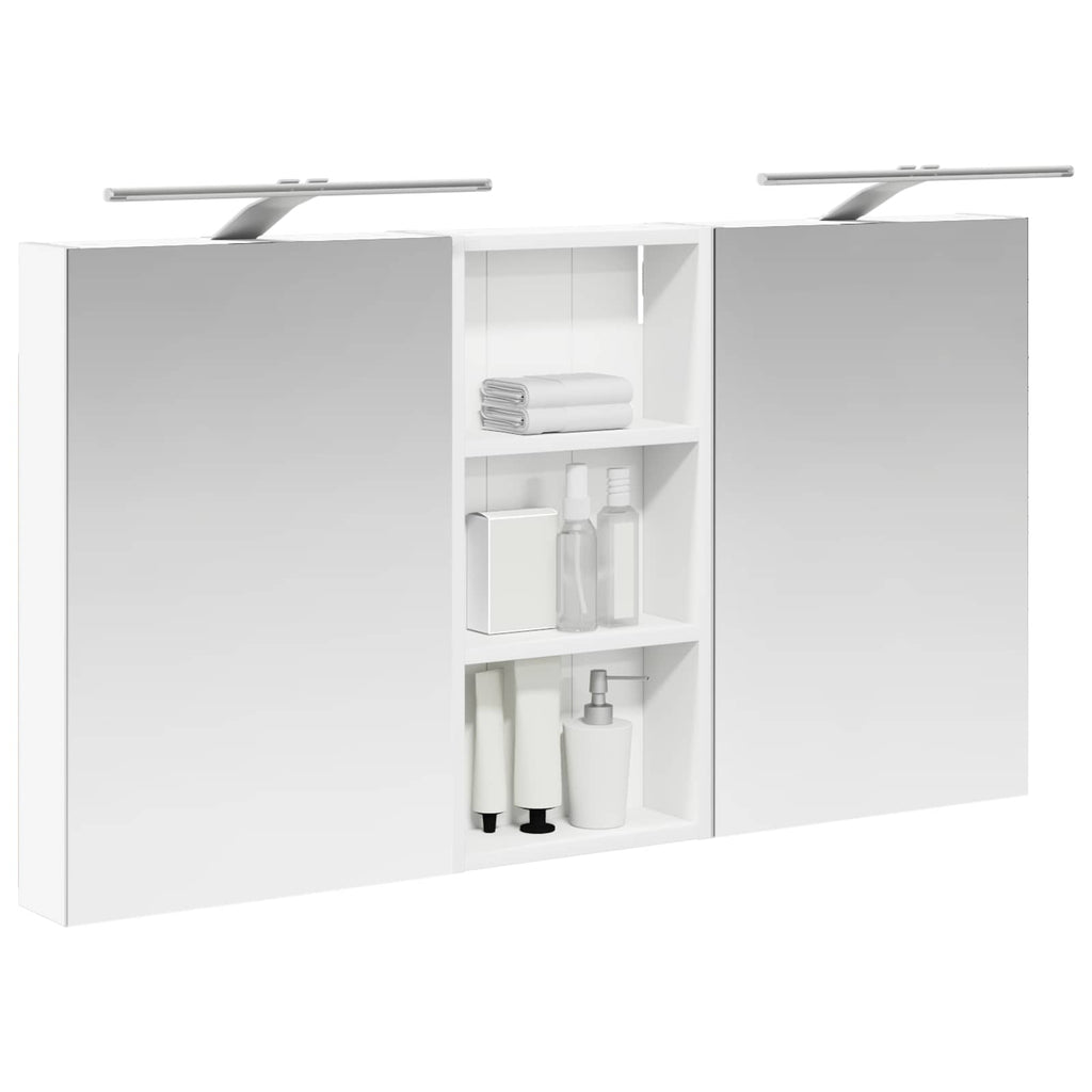 Badezimmerschrank-Set 3 pcs 110 x 10,5 x 60,5 cm Holzwerkstoff