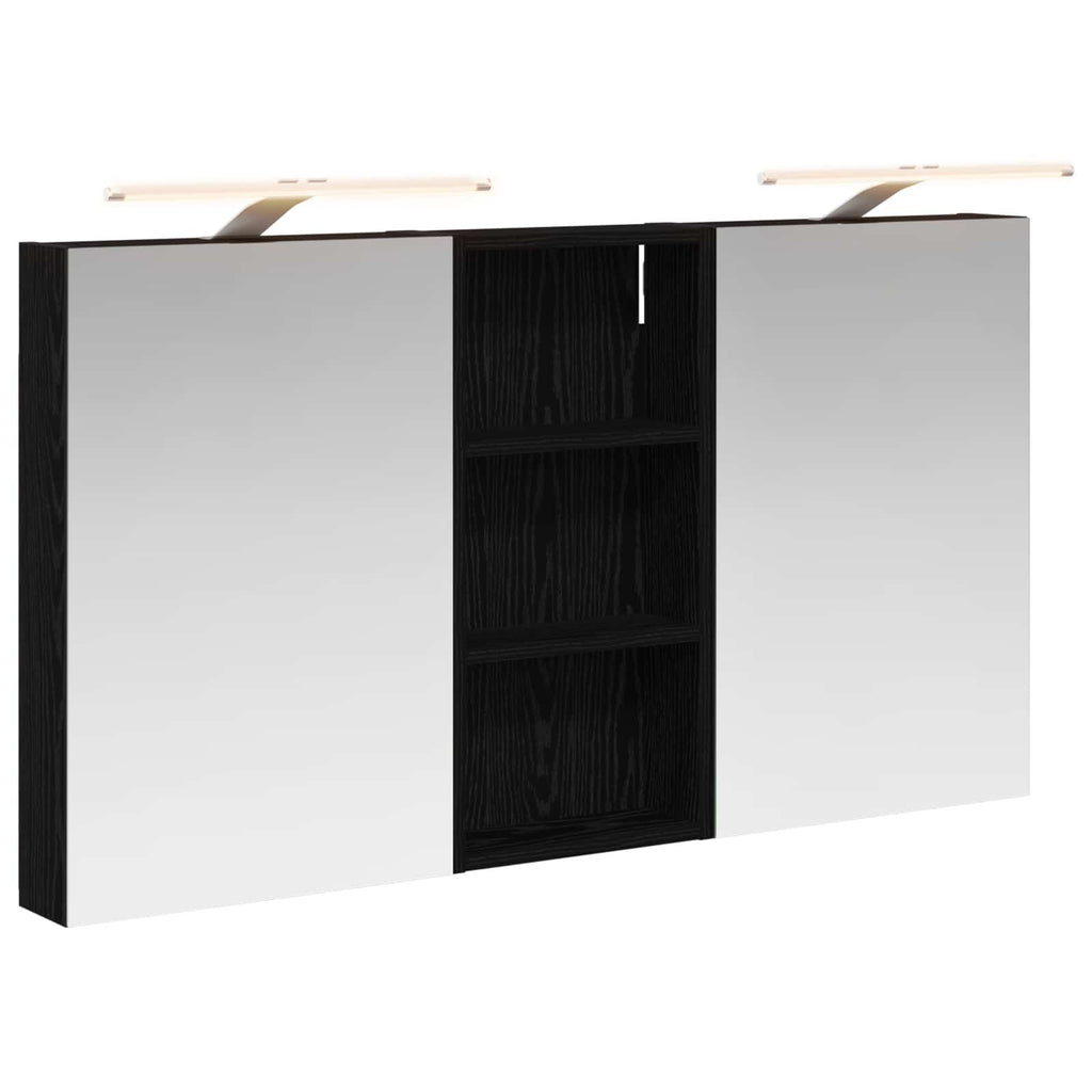 Badezimmerschrank-Set 3 pcs 110 x 10,5 x 60,5 cm Holzwerkstoff