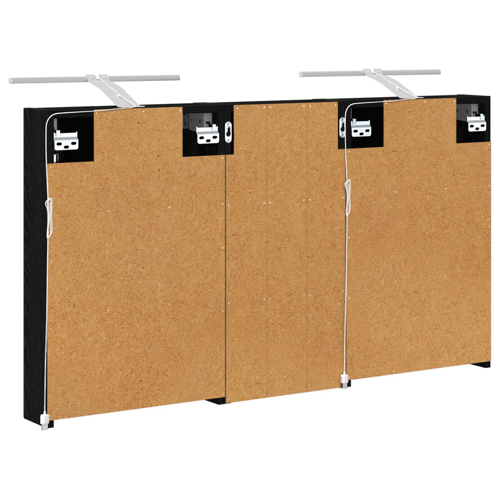 Badezimmerschrank-Set 3 pcs 110 x 10,5 x 60,5 cm Holzwerkstoff