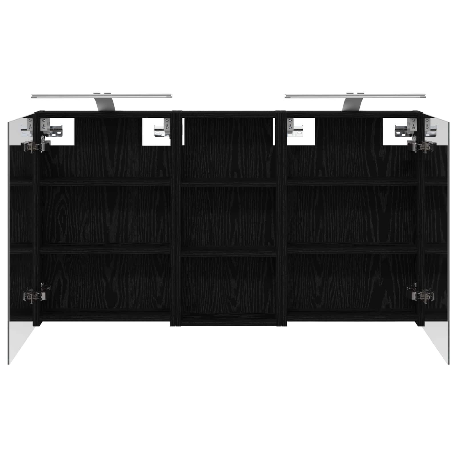 Badezimmerschrank-Set 3 pcs 110 x 10,5 x 60,5 cm Holzwerkstoff