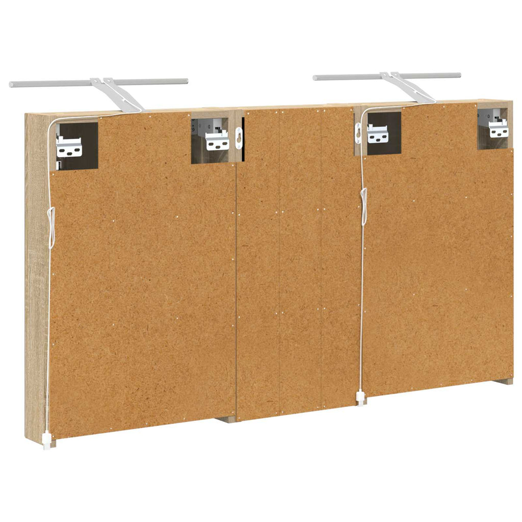 Badezimmerschrank-Set 3 pcs 110 x 10,5 x 60,5 cm Holzwerkstoff