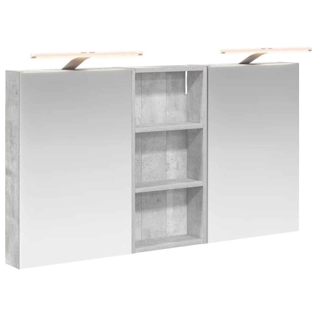 Badezimmerschrank-Set 3 pcs 110 x 10,5 x 60,5 cm Holzwerkstoff