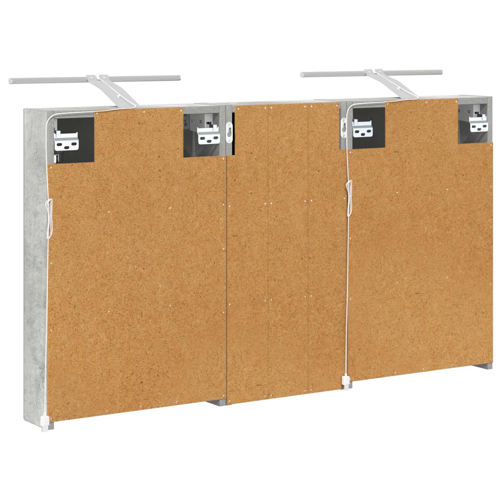 Badezimmerschrank-Set 3 pcs 110 x 10,5 x 60,5 cm Holzwerkstoff