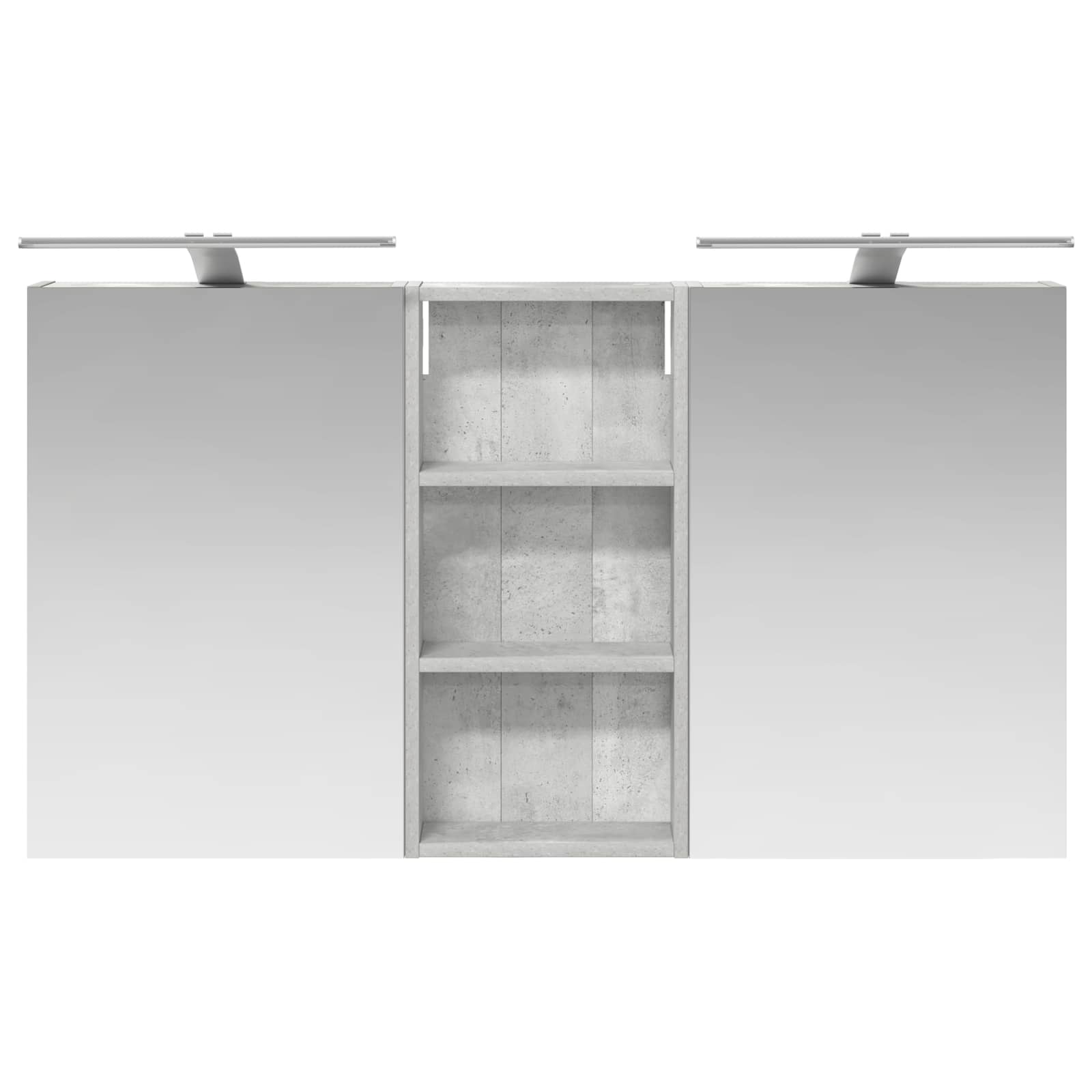 Badezimmerschrank-Set 3 pcs 110 x 10,5 x 60,5 cm Holzwerkstoff