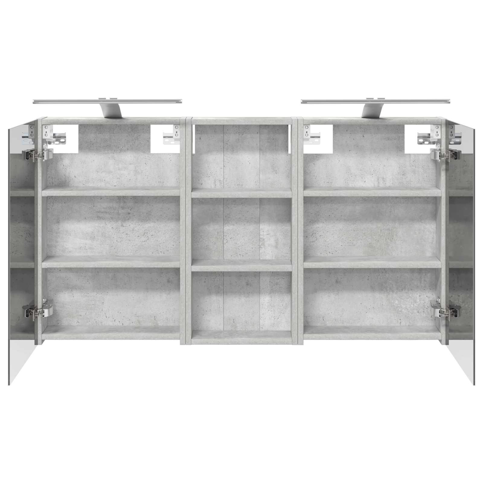 Badezimmerschrank-Set 3 pcs 110 x 10,5 x 60,5 cm Holzwerkstoff