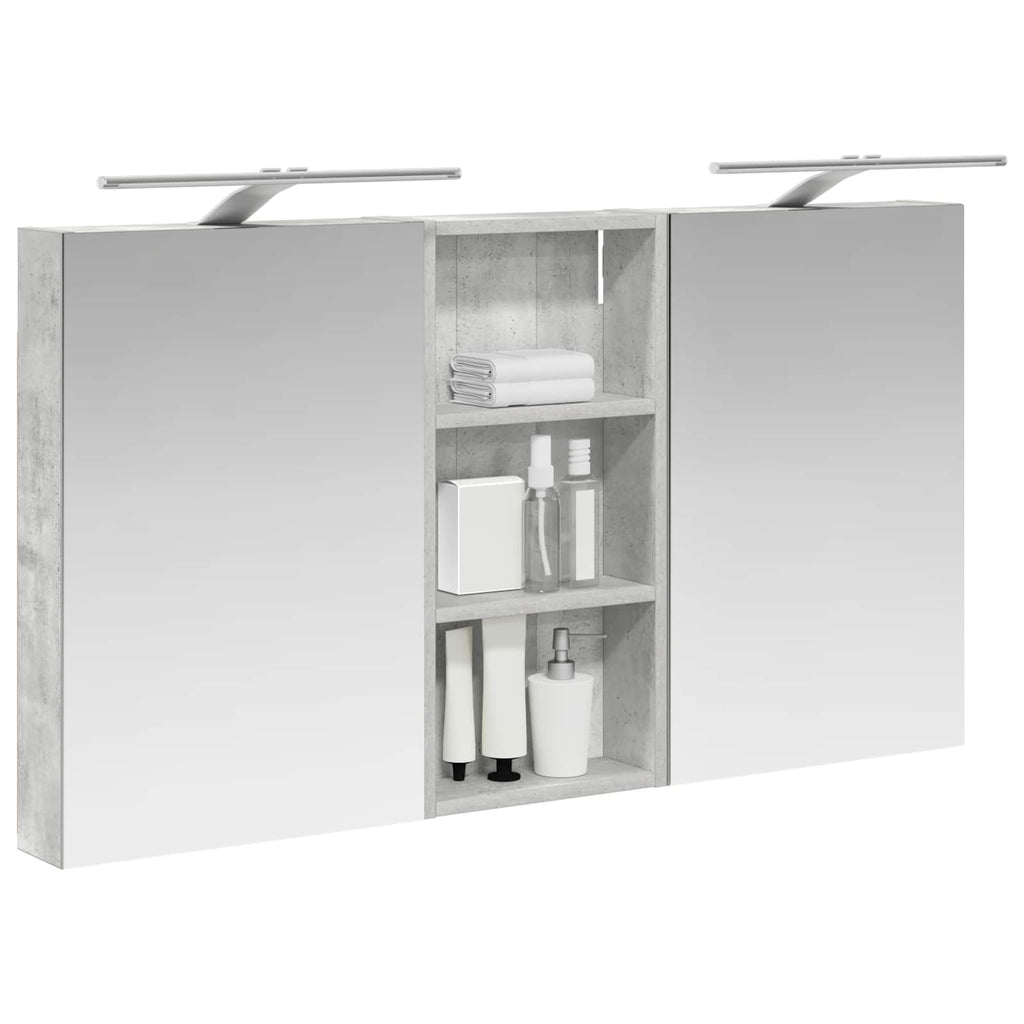 Badezimmerschrank-Set 3 pcs 110 x 10,5 x 60,5 cm Holzwerkstoff