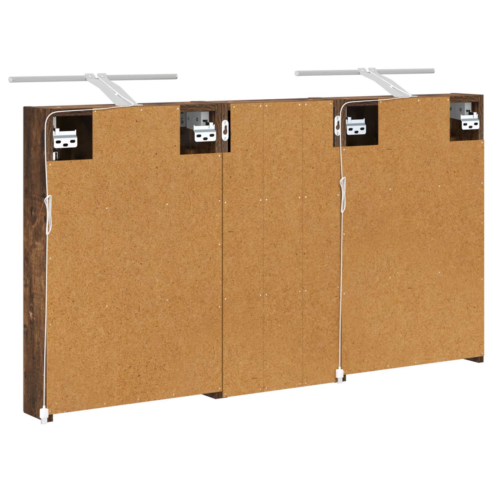 Badezimmerschrank-Set 3 pcs 110 x 10,5 x 60,5 cm Holzwerkstoff