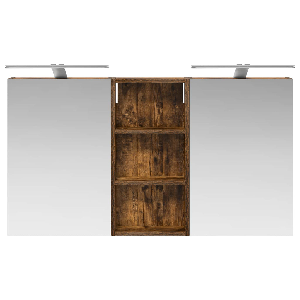 Badezimmerschrank-Set 3 pcs 110 x 10,5 x 60,5 cm Holzwerkstoff