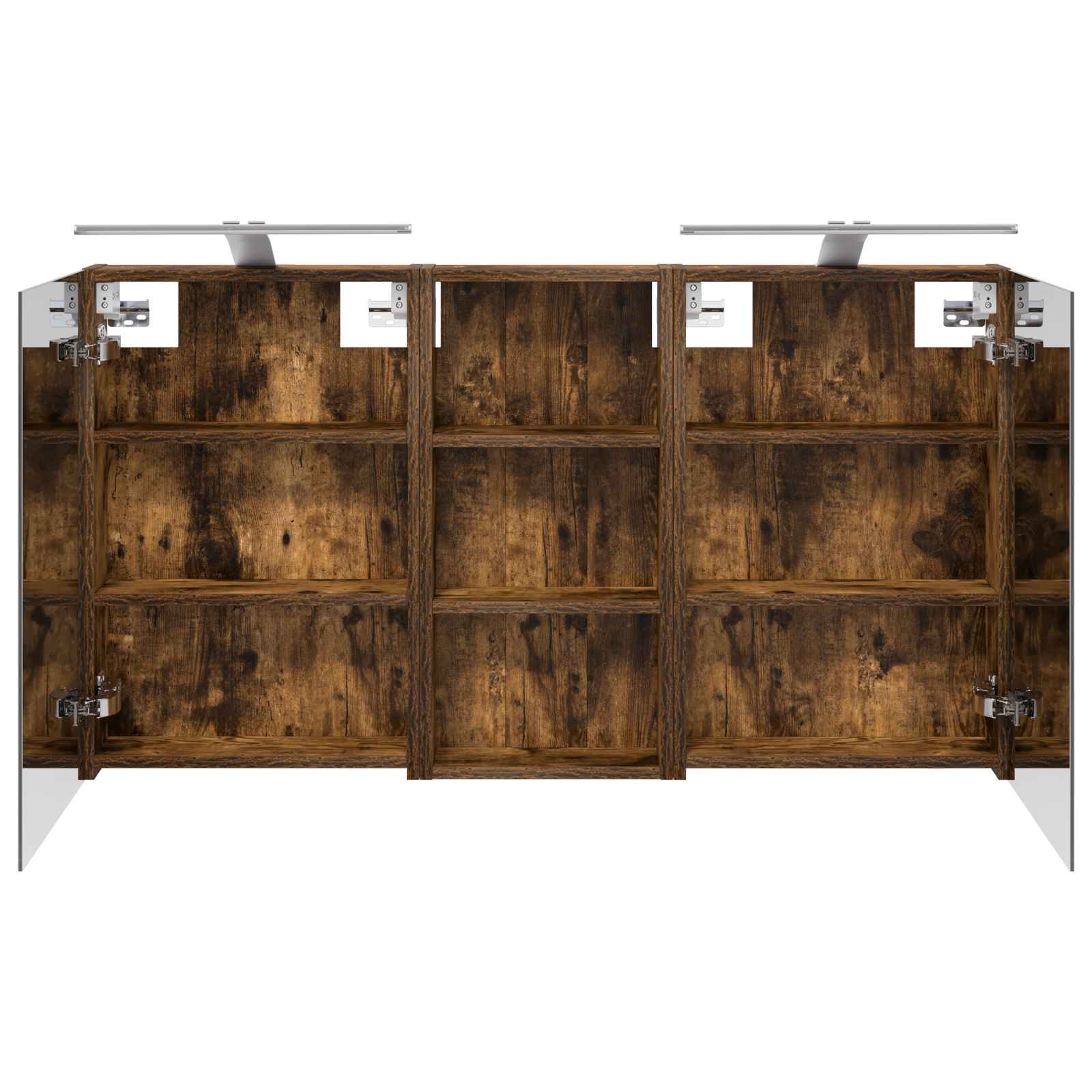 Badezimmerschrank-Set 3 pcs 110 x 10,5 x 60,5 cm Holzwerkstoff