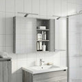 Badezimmerschrank-Set 3 pcs 110 x 10,5 x 60,5 cm Holzwerkstoff