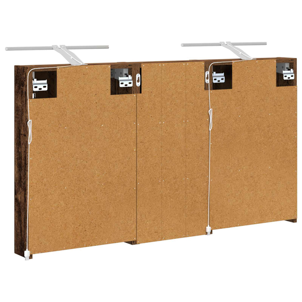 Badezimmerschrank-Set 3 pcs 110 x 10,5 x 60,5 cm Holzwerkstoff