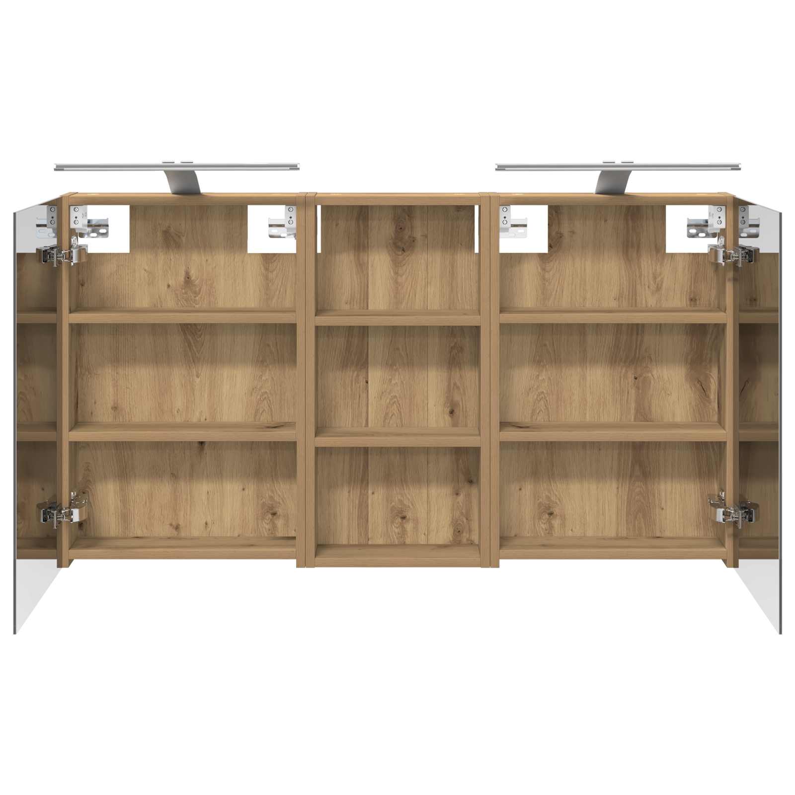Badezimmerschrank-Set 3 pcs 110 x 10,5 x 60,5 cm Holzwerkstoff