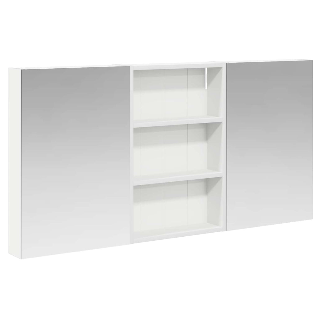 Badezimmerschrank-Set 3 pcs 120 x 10,5 x 60,5 cm Holzwerkstoff