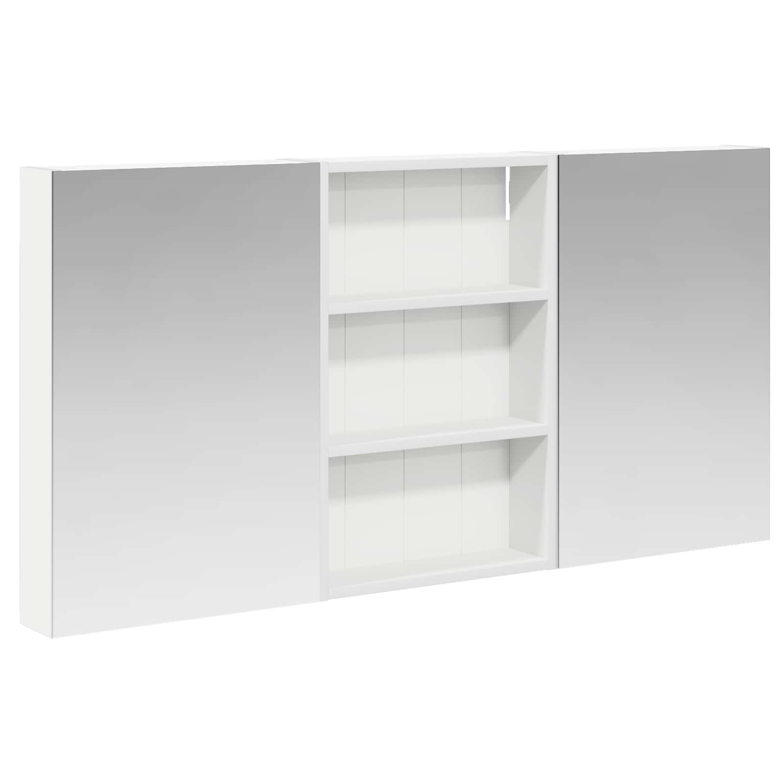 Badezimmerschrank-Set 3 pcs 120 x 10,5 x 60,5 cm Holzwerkstoff