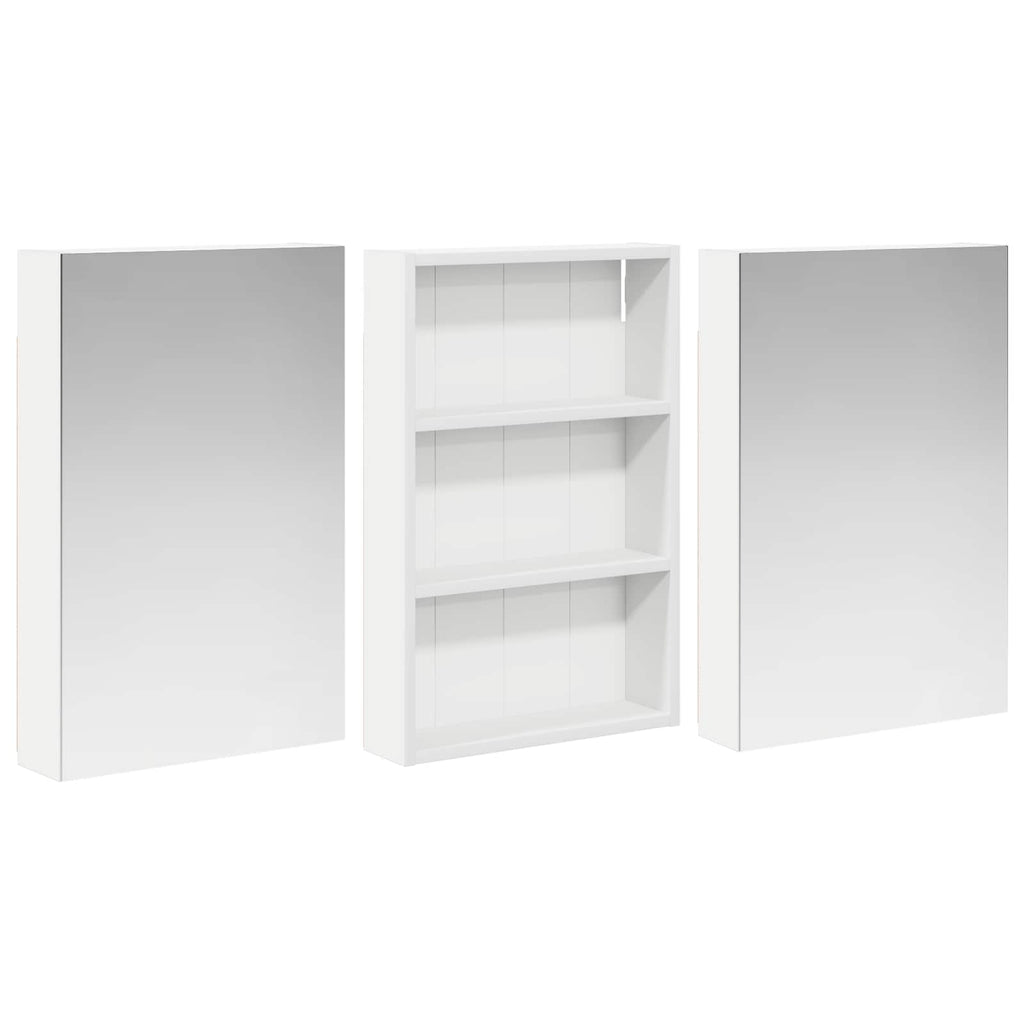 Badezimmerschrank-Set 3 pcs 120 x 10,5 x 60,5 cm Holzwerkstoff