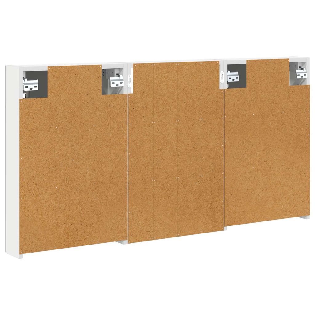 Badezimmerschrank-Set 3 pcs 120 x 10,5 x 60,5 cm Holzwerkstoff