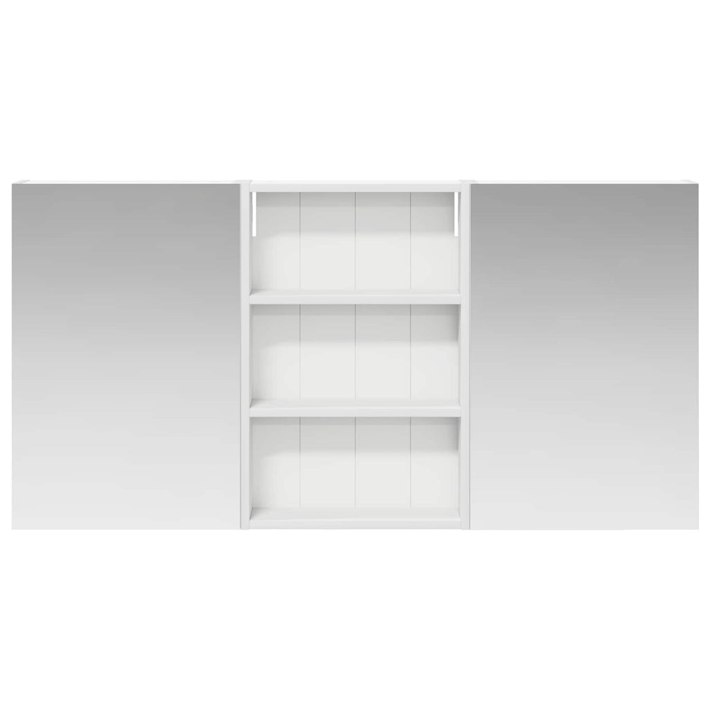 Badezimmerschrank-Set 3 pcs 120 x 10,5 x 60,5 cm Holzwerkstoff
