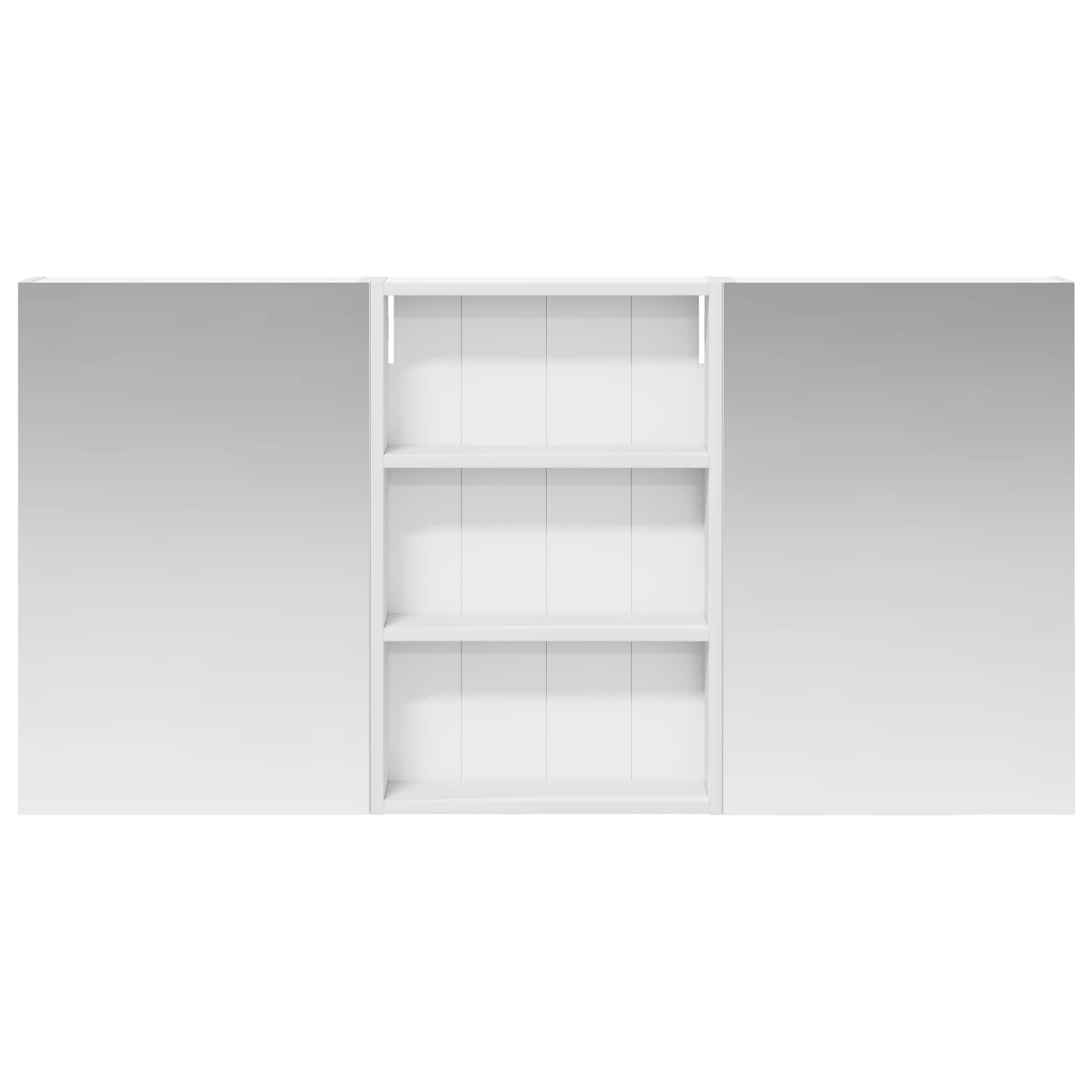 Badezimmerschrank-Set 3 pcs 120 x 10,5 x 60,5 cm Holzwerkstoff