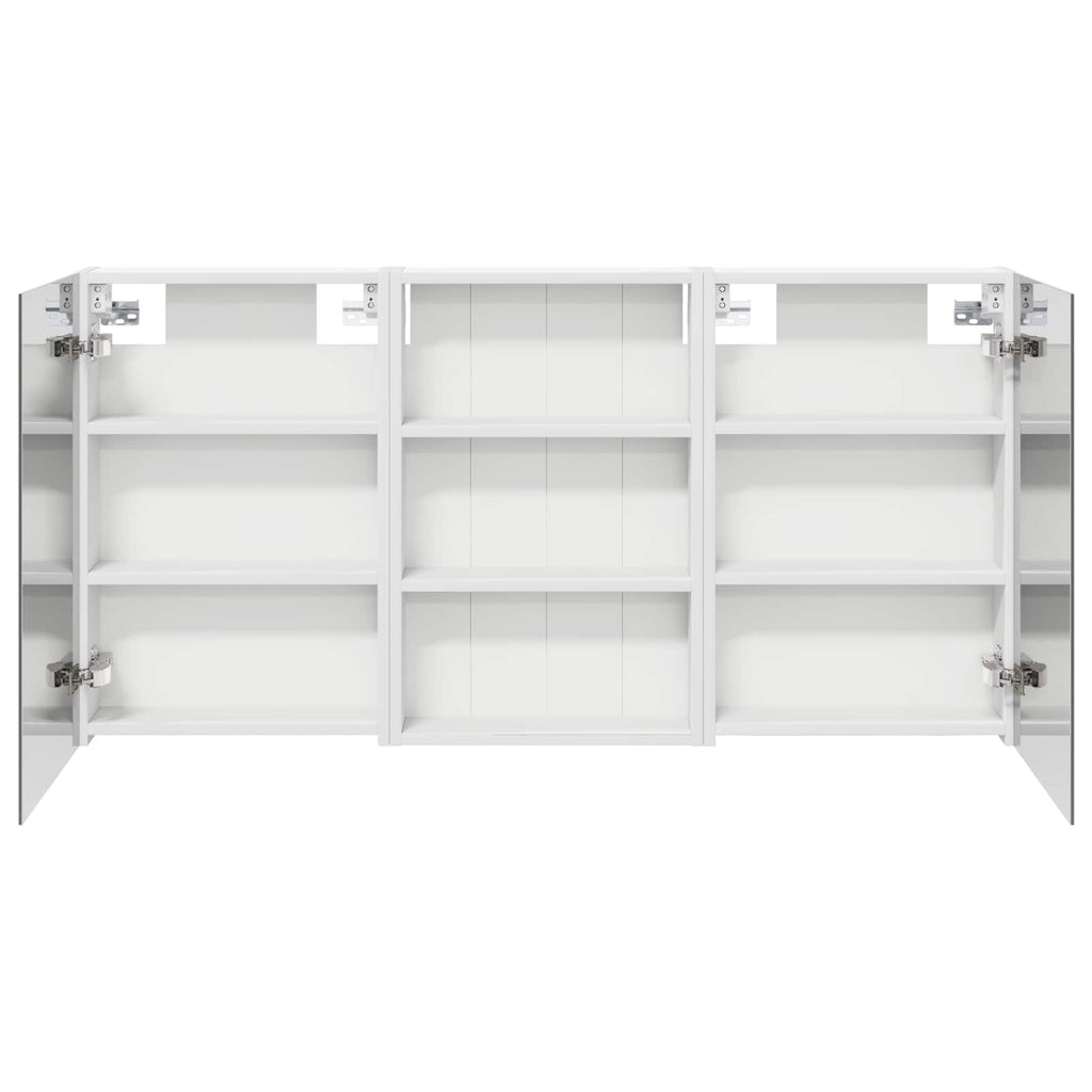 Badezimmerschrank-Set 3 pcs 120 x 10,5 x 60,5 cm Holzwerkstoff