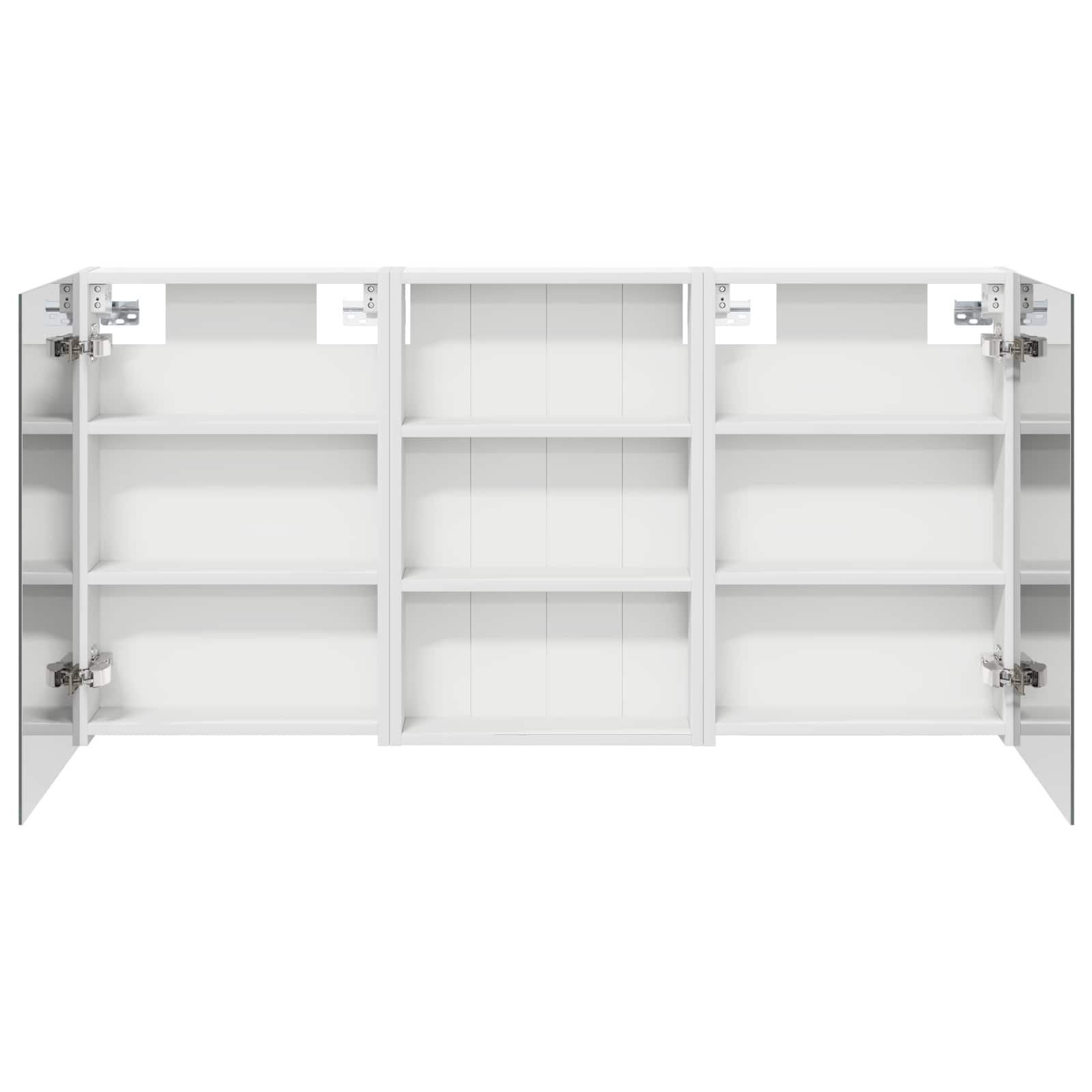 Badezimmerschrank-Set 3 pcs 120 x 10,5 x 60,5 cm Holzwerkstoff