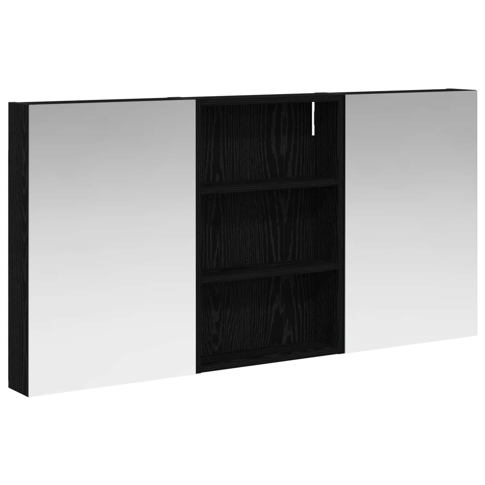 Badezimmerschrank-Set 3 pcs 120 x 10,5 x 60,5 cm Holzwerkstoff