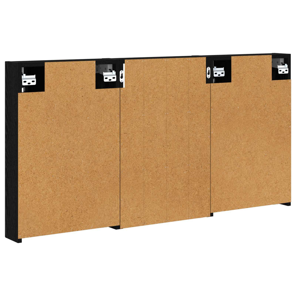 Badezimmerschrank-Set 3 pcs 120 x 10,5 x 60,5 cm Holzwerkstoff