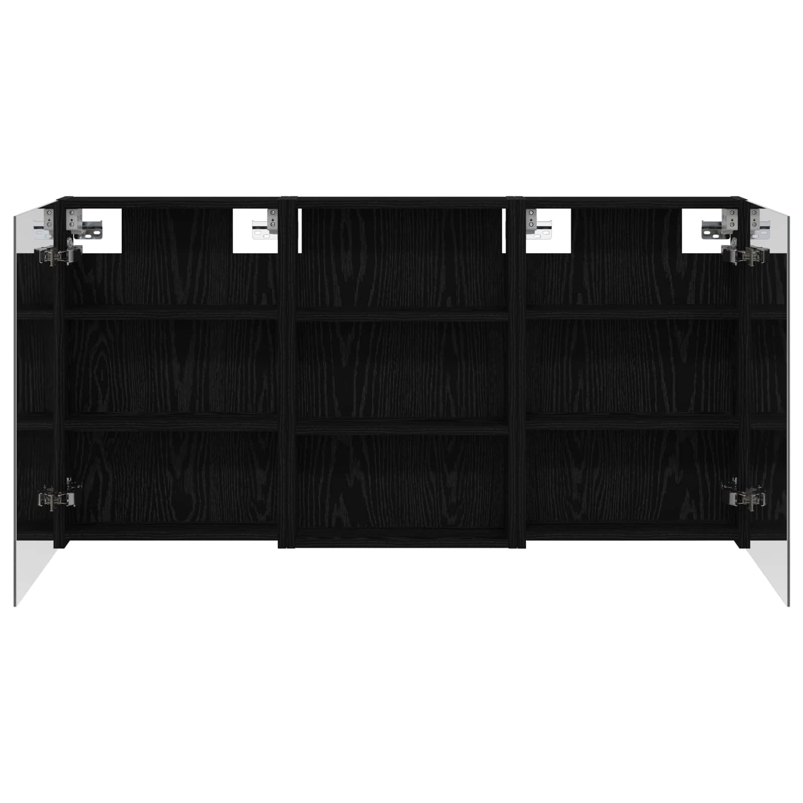 Badezimmerschrank-Set 3 pcs 120 x 10,5 x 60,5 cm Holzwerkstoff
