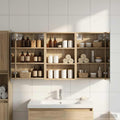 Badezimmerschrank-Set 3 pcs 120 x 10,5 x 60,5 cm Holzwerkstoff