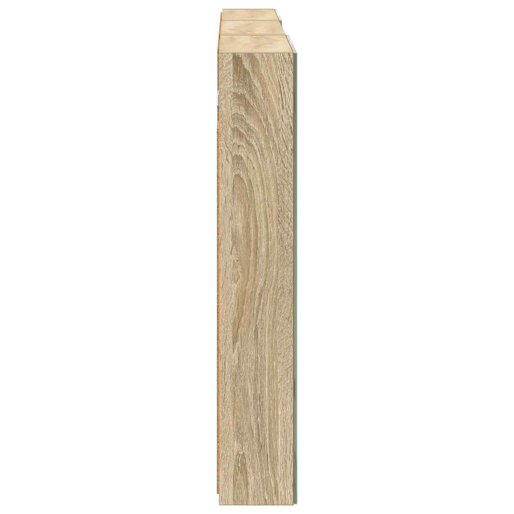 Badezimmerschrank-Set 3 pcs 120 x 10,5 x 60,5 cm Holzwerkstoff