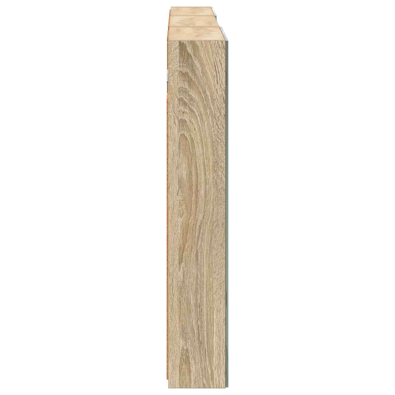 Badezimmerschrank-Set 3 pcs 120 x 10,5 x 60,5 cm Holzwerkstoff
