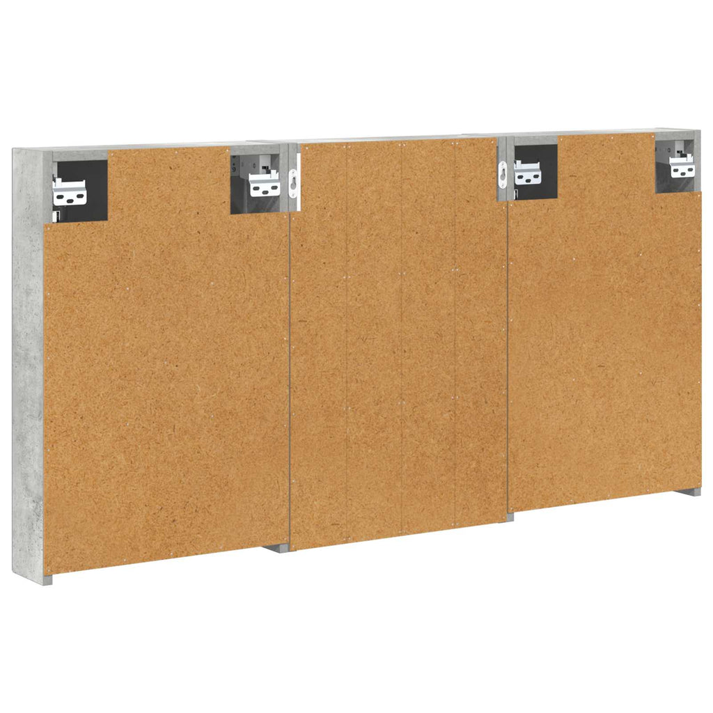 Badezimmerschrank-Set 3 pcs 120 x 10,5 x 60,5 cm Holzwerkstoff