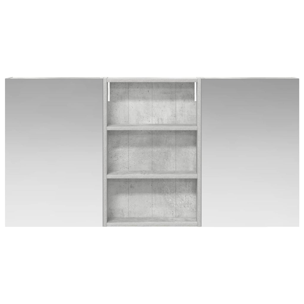 Badezimmerschrank-Set 3 pcs 120 x 10,5 x 60,5 cm Holzwerkstoff