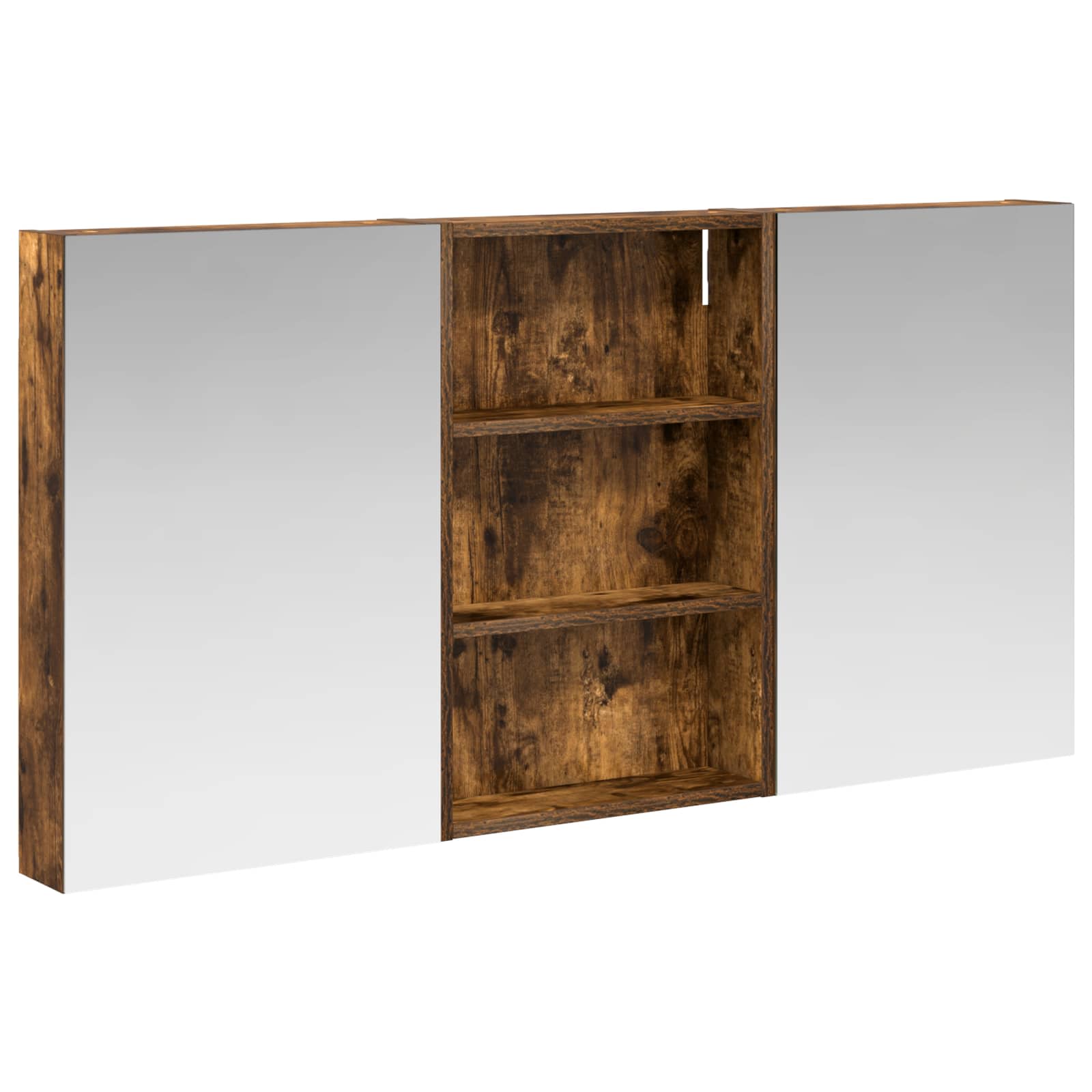 Badezimmerschrank-Set 3 pcs 120 x 10,5 x 60,5 cm Holzwerkstoff