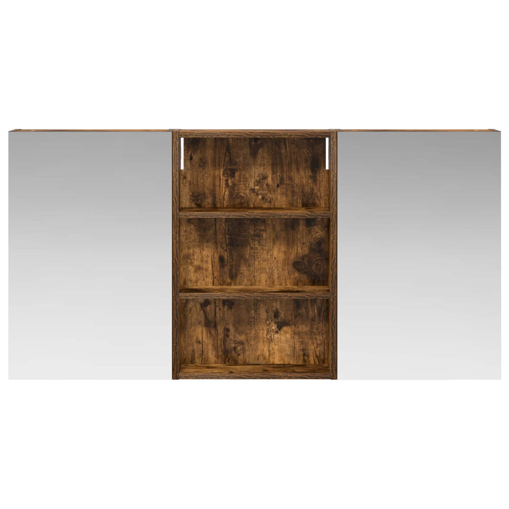 Badezimmerschrank-Set 3 pcs 120 x 10,5 x 60,5 cm Holzwerkstoff