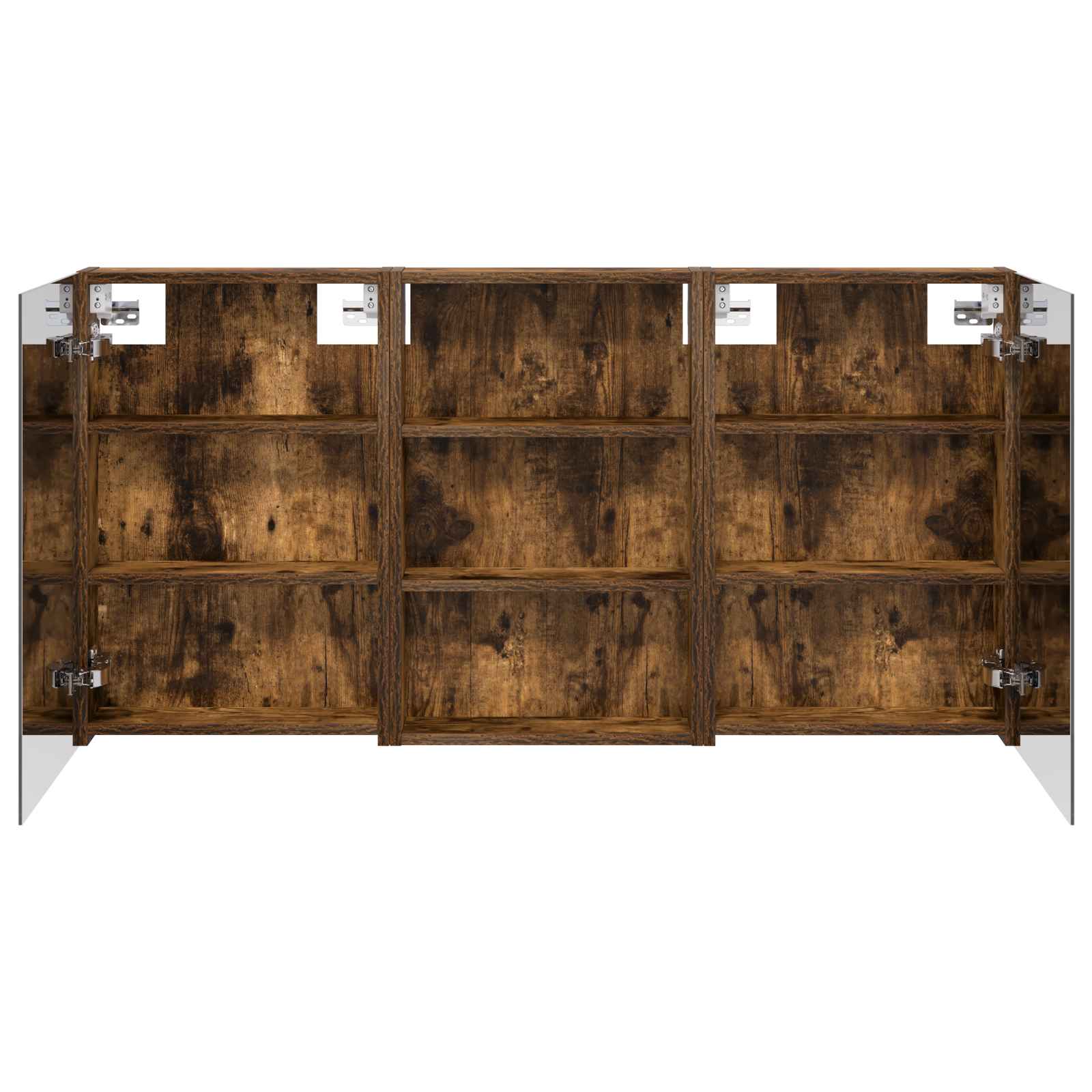 Badezimmerschrank-Set 3 pcs 120 x 10,5 x 60,5 cm Holzwerkstoff