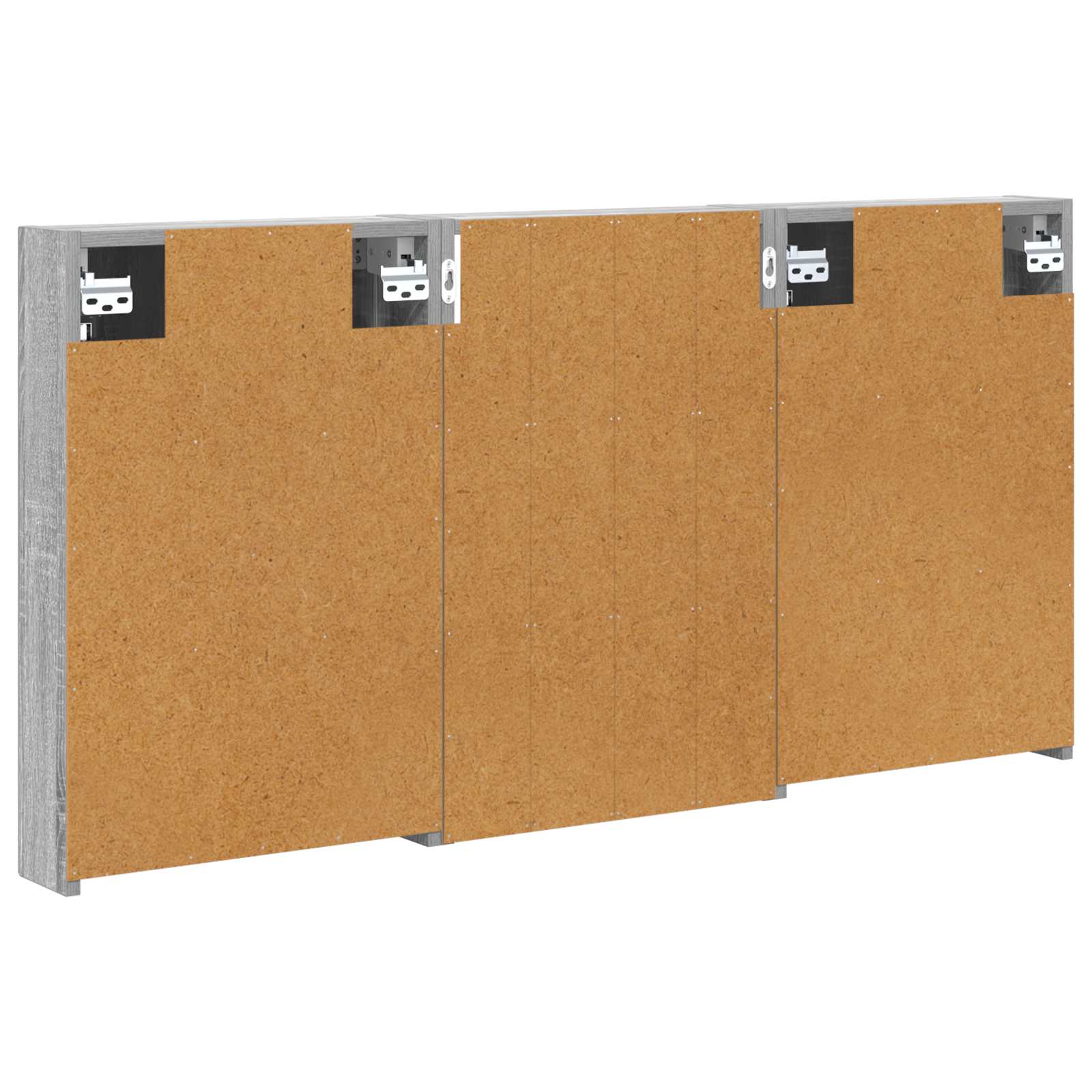 Badezimmerschrank-Set 3 pcs 120 x 10,5 x 60,5 cm Holzwerkstoff