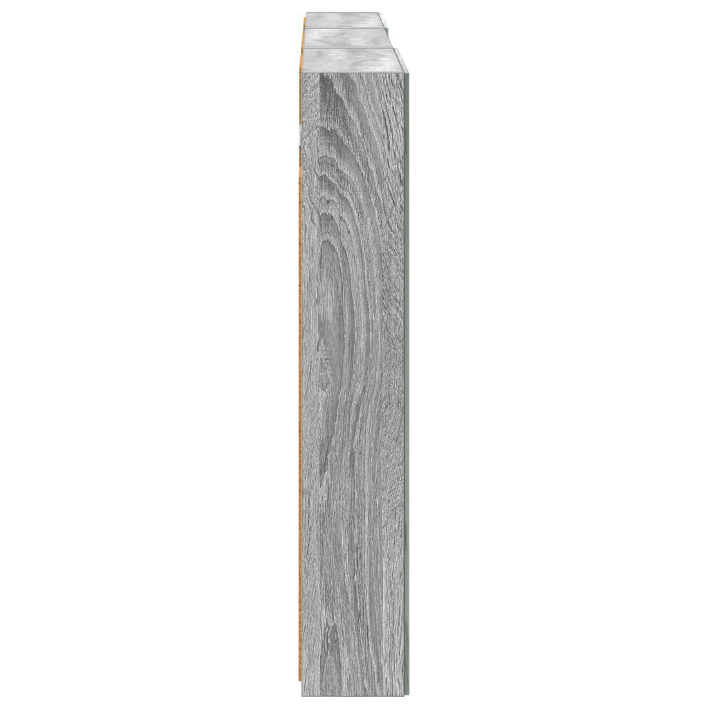 Badezimmerschrank-Set 3 pcs 120 x 10,5 x 60,5 cm Holzwerkstoff