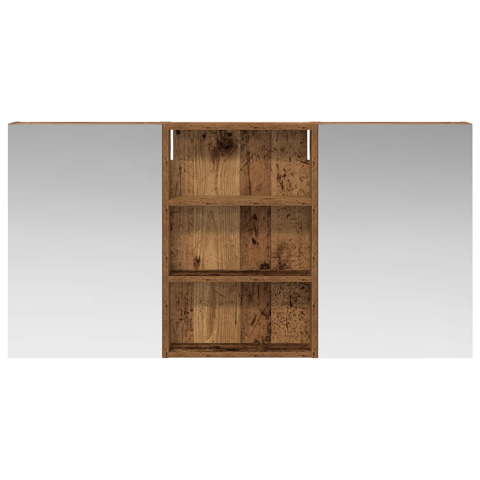 Badezimmerschrank-Set 3 pcs 120 x 10,5 x 60,5 cm Holzwerkstoff