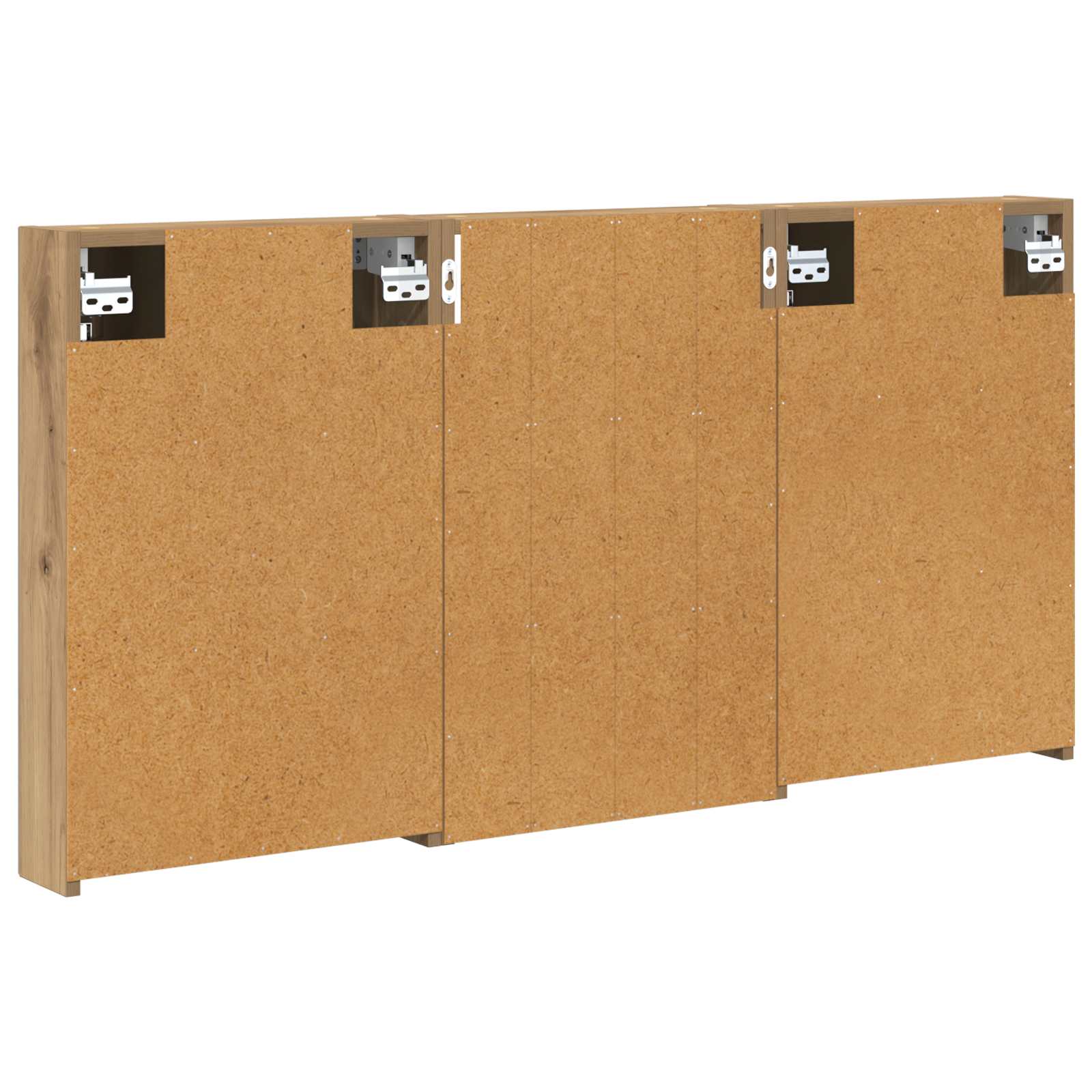 Badezimmerschrank-Set 3 pcs 120 x 10,5 x 60,5 cm Holzwerkstoff