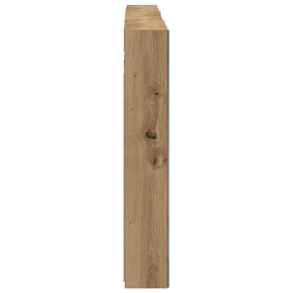 Badezimmerschrank-Set 3 pcs 120 x 10,5 x 60,5 cm Holzwerkstoff