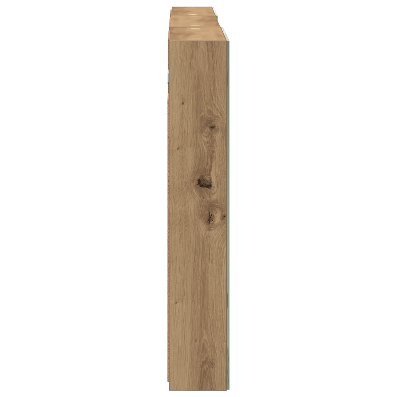 Badezimmerschrank-Set 3 pcs 120 x 10,5 x 60,5 cm Holzwerkstoff
