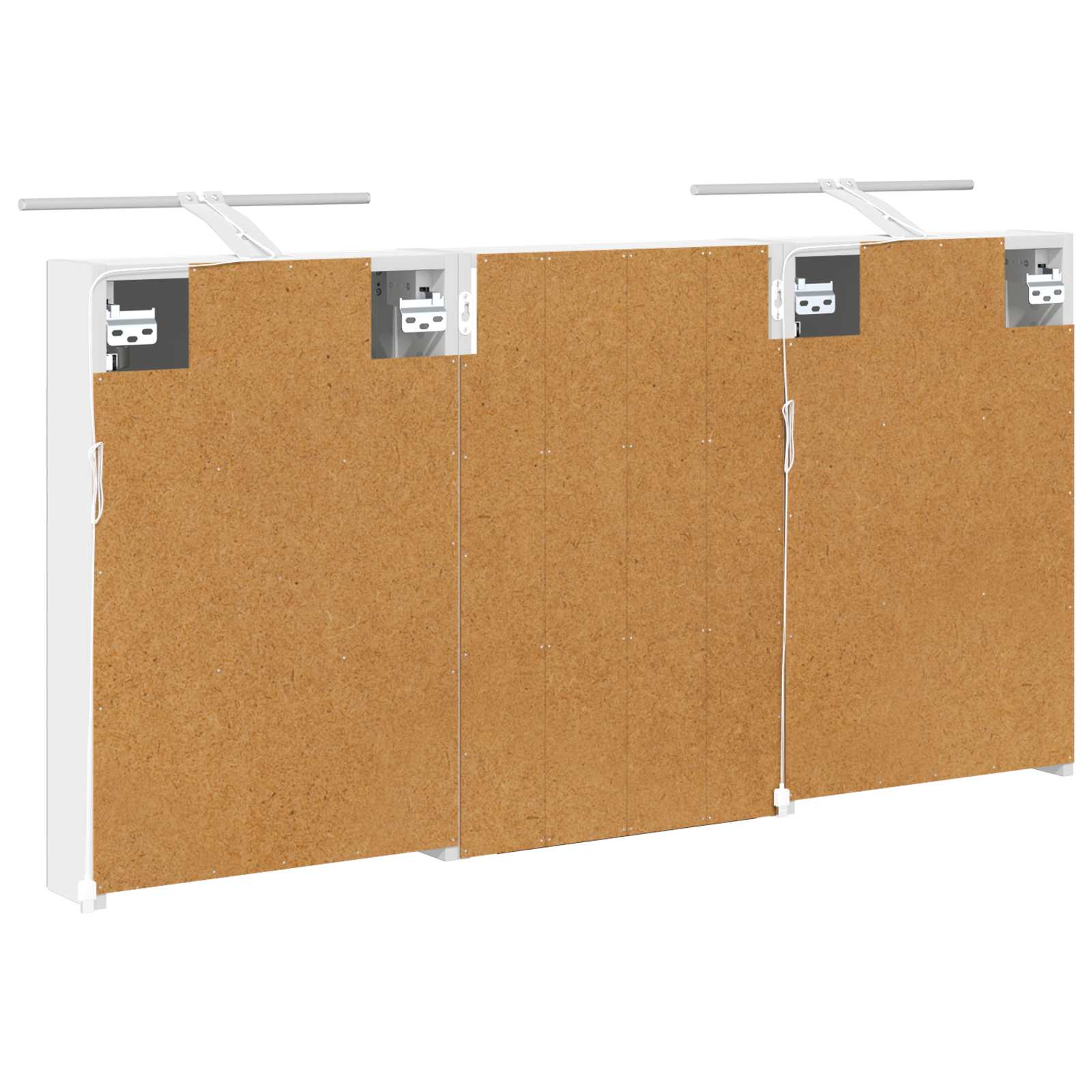 Badezimmerschrank-Set 3 pcs 120 x 10,5 x 60,5 cm Holzwerkstoff