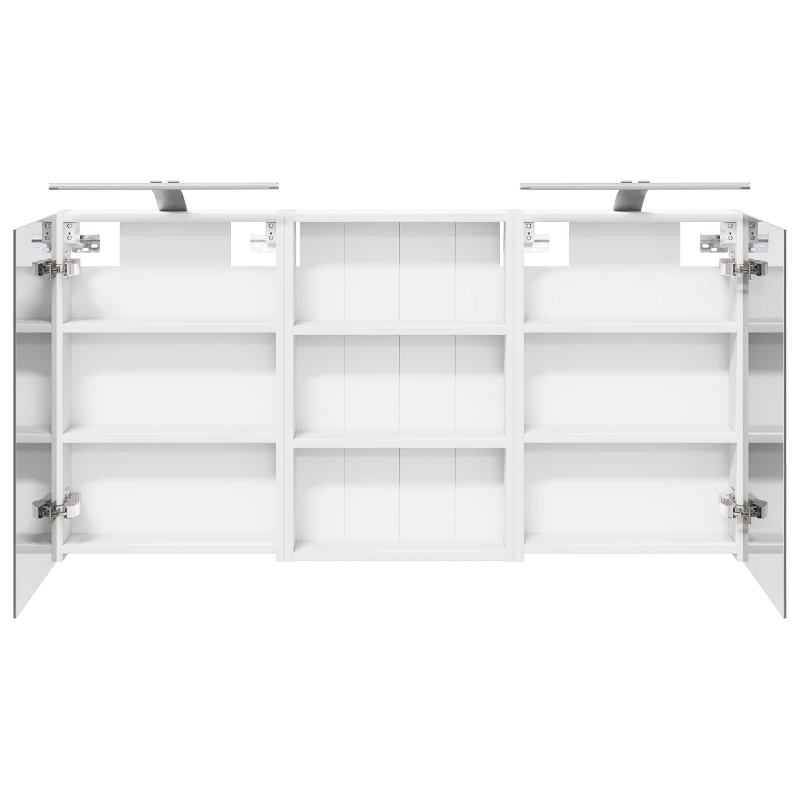 Badezimmerschrank-Set 3 pcs 120 x 10,5 x 60,5 cm Holzwerkstoff