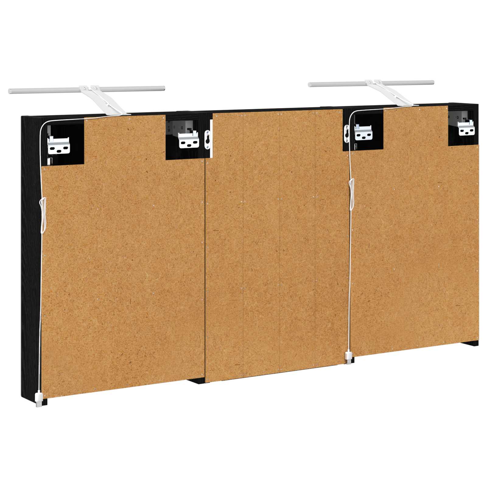 Badezimmerschrank-Set 3 pcs 120 x 10,5 x 60,5 cm Holzwerkstoff